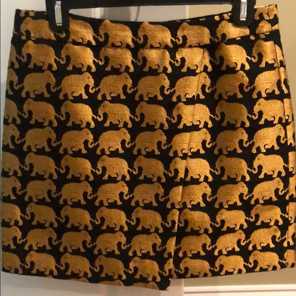 J. Crew Elephant Skirt